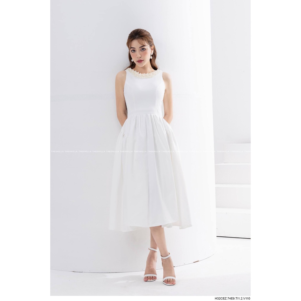 Váy đầm thiết kế kết hạt cao cấp [ Có video + Ảnh thật ] The Shilla -H32CEZ.74E9