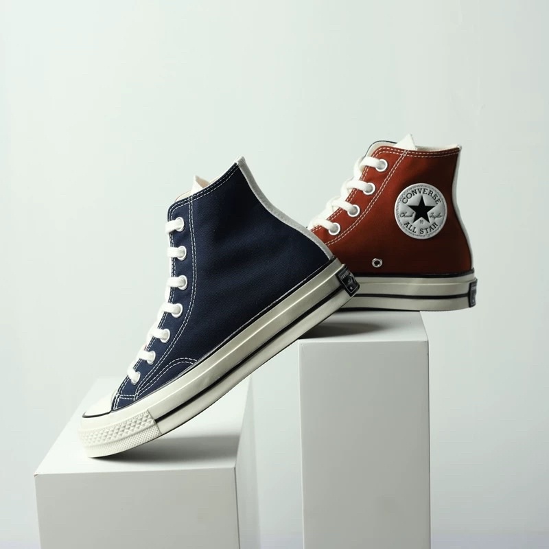 Giày Converse Nâu-Navy Hi