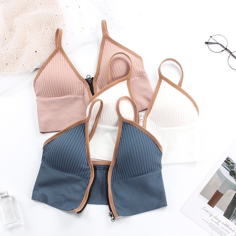 Áo Bra Tập GYM, YOGA , ĐI BIỂN KHÓA Trước CHẤT ĐẸP KEM MÚT LÓT Cao Cấp 252 | BigBuy360 - bigbuy360.vn