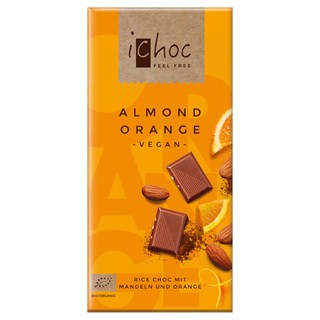 Socola thuần chay hữu cơ iChoc - Almond orange