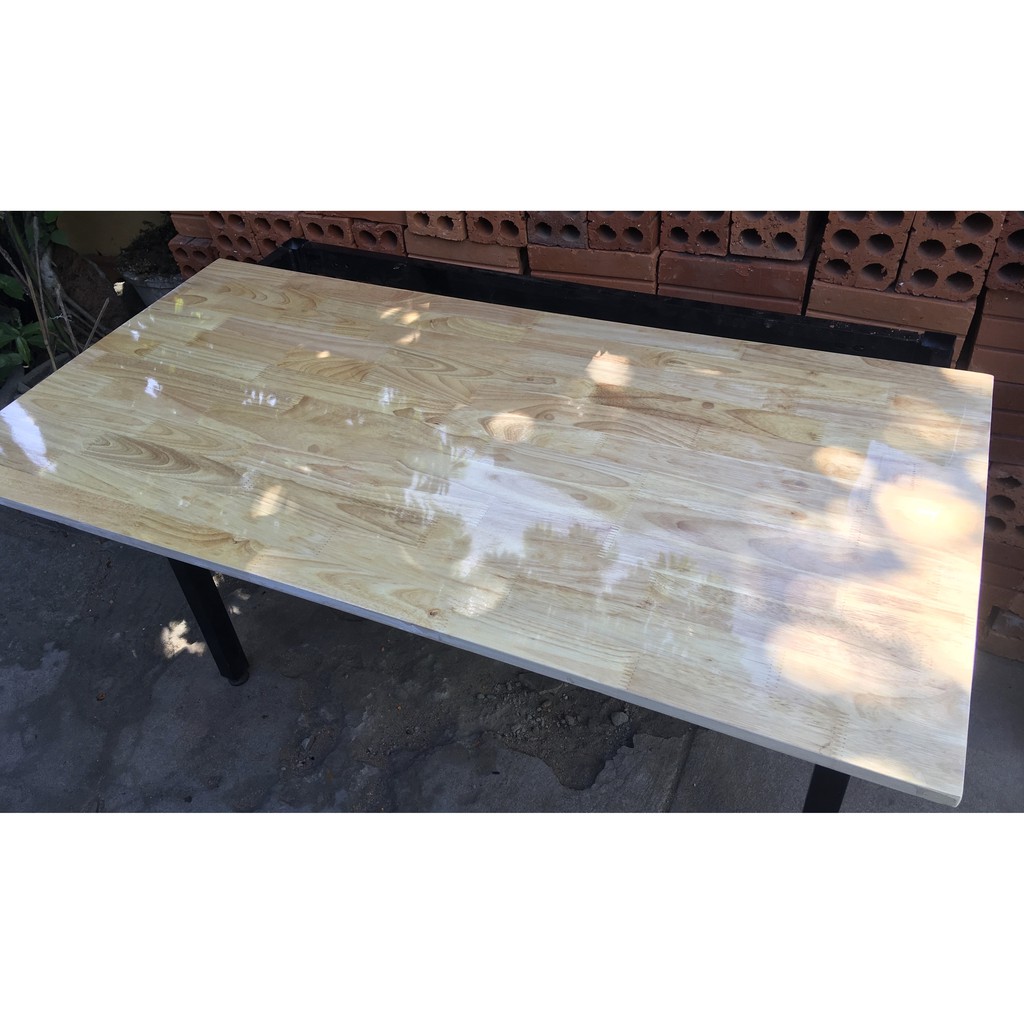 !!!Mặt bàn gỗ cao su 100%  (120*60)