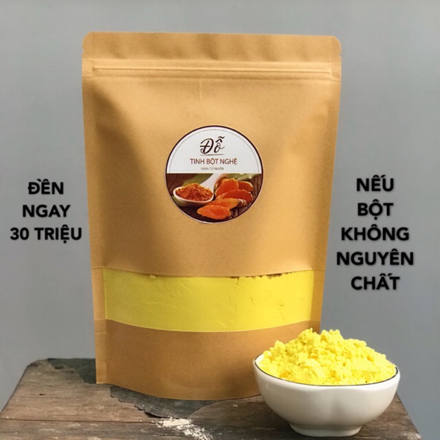 Tinh bột nghệ nguyên chất 100% handmade loại 1 giàu curumin, dưỡng trắng da, mờ thâm nám tàn nhang, giảm mụn