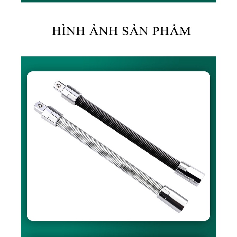 Thanh nối dài khẩu linh hoạt, phụ kiện cho cần xiết lực 2 chiều - Một sản phẩm của hãng Tuosen