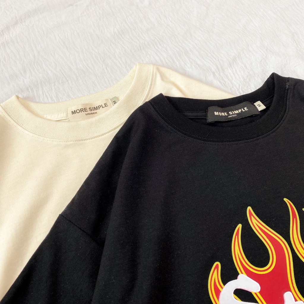 Áo Thun Tay Lỡ STOP FIRE Form Rộng Nam Nữ Style Cá Tính Phong Cách Ulzzang Unisex (Ảnh Thật/ Có Sẵn)