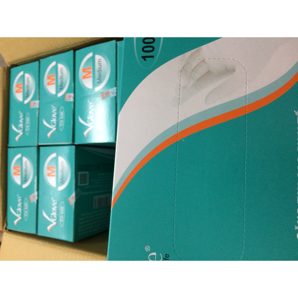GĂNG TAY Y TẾ VGLOVE -100 CHIẾC / HỘP-TH