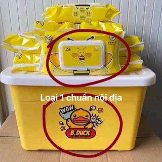 Thùng giấy ướt Vịt Vàng (10 gói kèm thùng - CÓ tem)