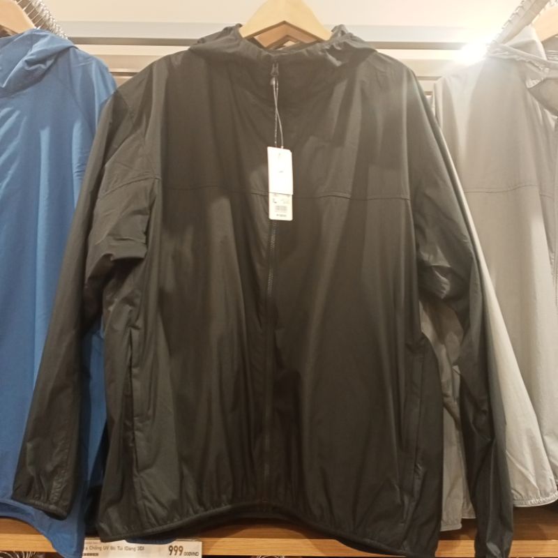 Áo gió có mũ bỏ túi {UV Protection} Uniqlo