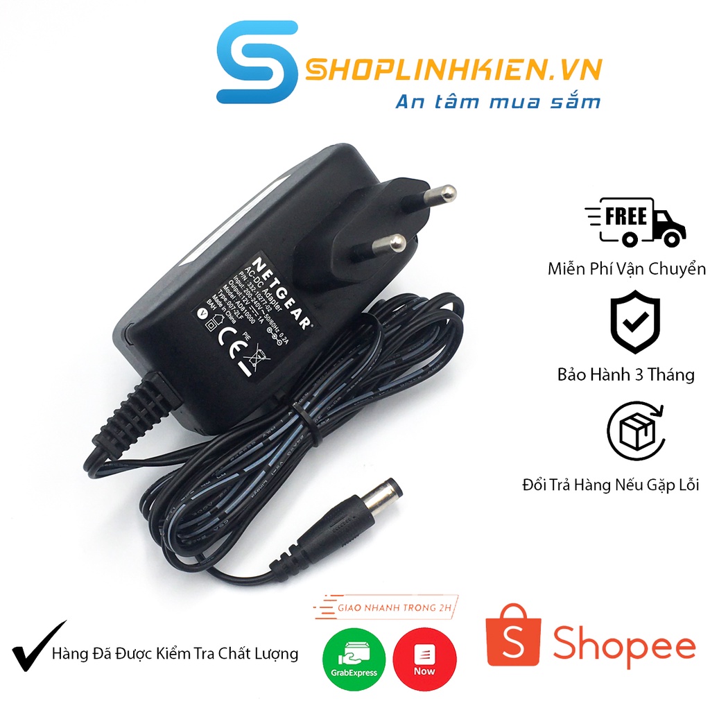 Nguồn Adapter 12V1A 5.5x2.1MM Nguồn 12V