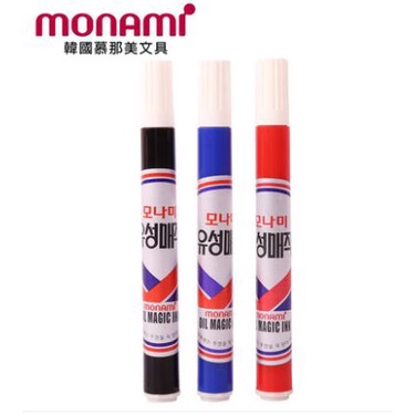 BÚT LÔNG MONAMI OIL MAGIC INK 05007 - khô nhanh, không mờ hay nhoè khi lau thông thường