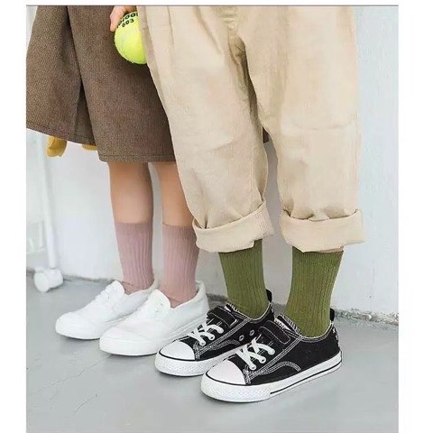 Vớ cho bé từ 1-9 tuổi dáng cổ cao chất len cotton dệt sợi mềm mại và thoáng khí - tất vintage cho bé