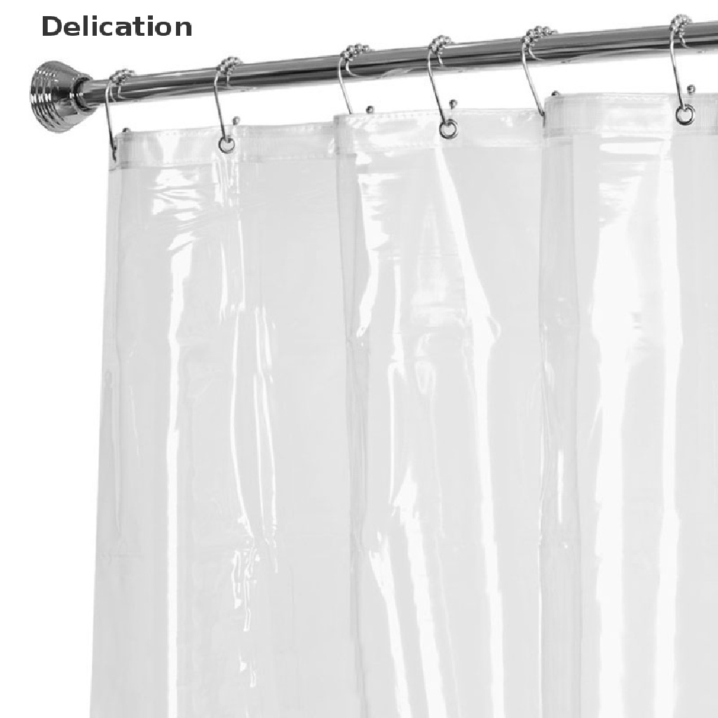Bộ 12 Móc Treo Rèm Nhà Tắm 5 Bóng Lăn Bằng Vải Satin Đánh Bóng