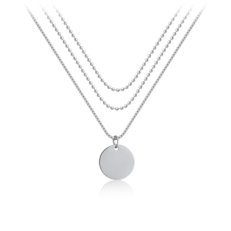 Dây Chuyền Nhiều Lớp Thiết Kế Đơn Giản Sang Trọng Thời Trang Thu Đông 22718