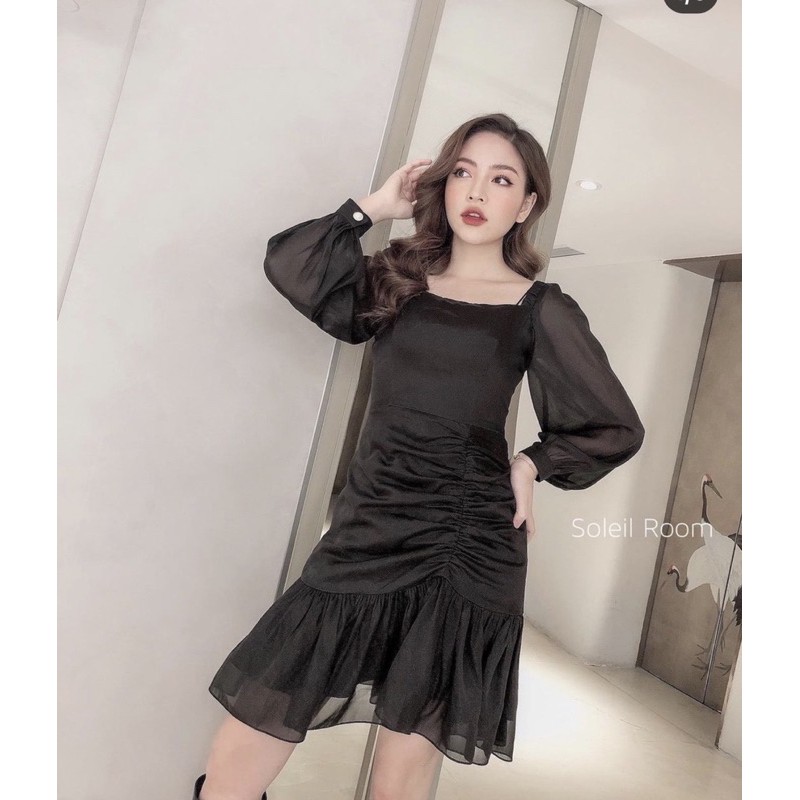 ĐẦM KEM - ĐEN TD ĐUÔI CÁ