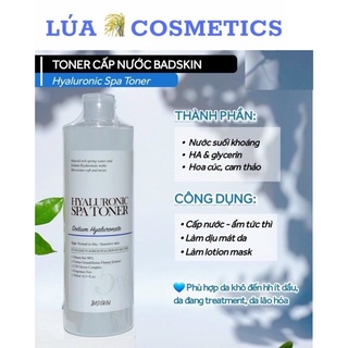 ✅ toner cao cấp bad skin hyaluronic spa toner