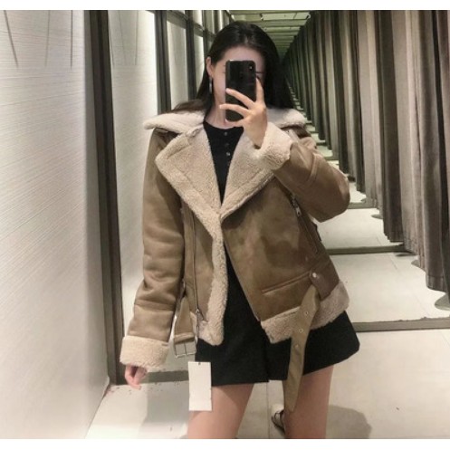 [ORDER] Áo khoác da lộn nâu & đen lót lông ZARA cao cấp  ấm áp sang chảnh (Ảnh thật ở cuối) - NDP Clothing