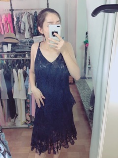 Váy ren 2 dây cao cấp