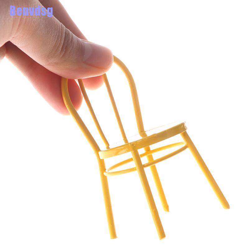 Mô Hình Ghế Kim Loại Trang Trí Nhà Búp Bê