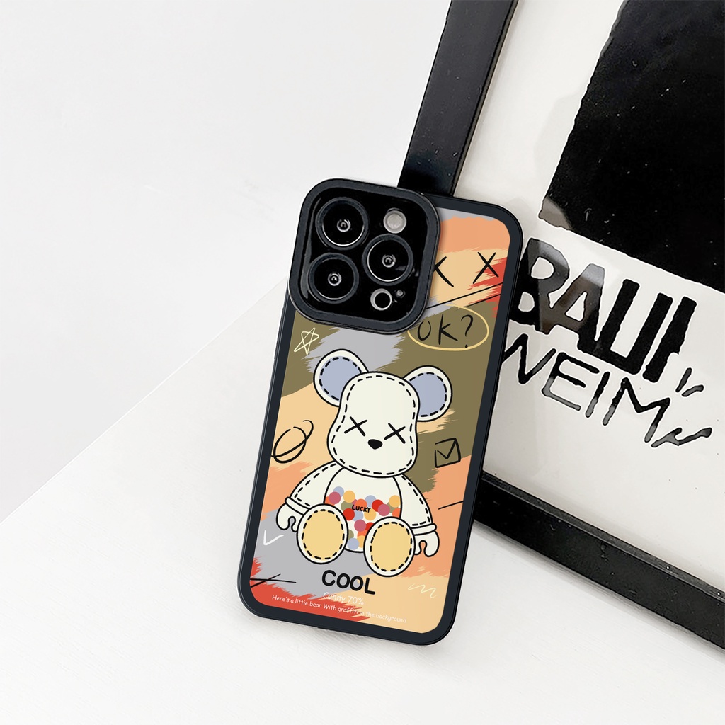 Ốp lưng iphone Candy Kaws cạnh vuông 6/6plus/6s/6splus/7/7plus/8/8plus/x/xs/11/12/13/14/pro/max/promax/plus/shin/case