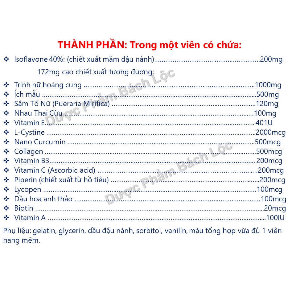Hộp 2 Lọ Viên Uống Sâm Tố Nữ Placentra Estrogen Beauty Queen Diamond Gold Placentra Giúp Cân Bằng nội tiết tố nữ,Đẹp Dá
