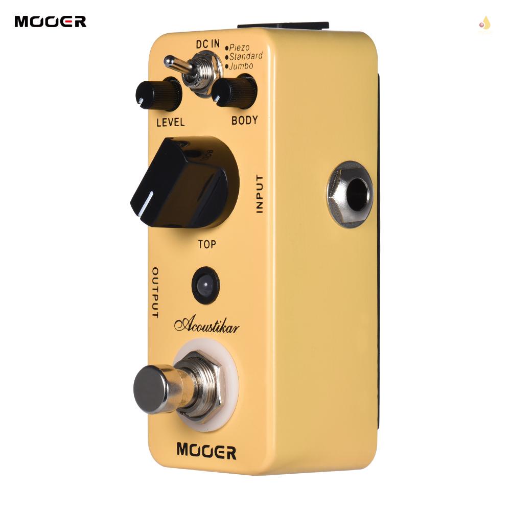 Bàn Đạp Hiệu Ứng Đàn Guitar MOOER Acoustikar 3 Chế Độ