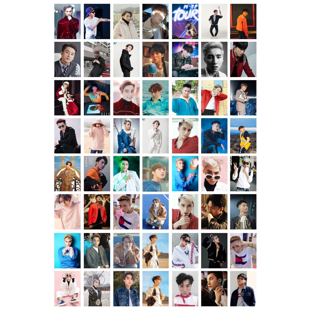 Set 100 ảnh mini Sơn Tùng MTP
