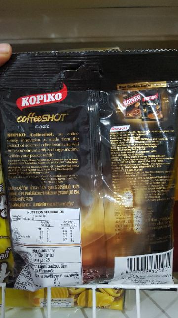 Kẹo cà phê kopiko coffeeshot gói 150g