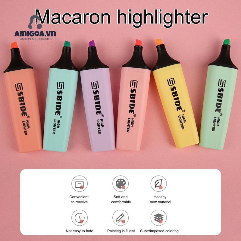 ✨✨Bút highlight đánh dấu nhớ dòng dạ quang Deli nhiều màu phù hợp cho học sinh văn phòng tiện dụng nhanh khô cao cấp