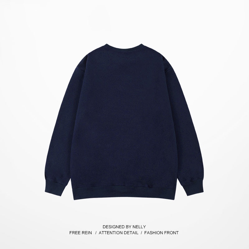 Áo sweater Nelly nỉ lót lông in hình "NEW YORK" áo nỉ