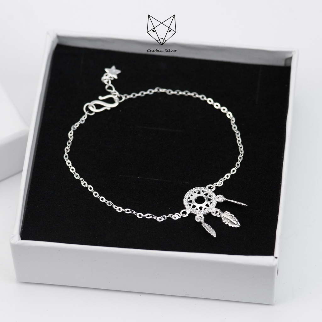 Lắc Tay Bạc Ta S925 Cao Cấp CaoBac Silver Dream Đính Đá Ước Mơ Đáng Yêu Phong Cách Nhẹ Nhàng Cho Nữ