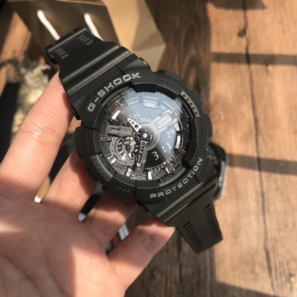 Đồng Hồ Thể Thao Nam Nữ CASIO G-Shock GA-110-BDR  Chống va đập, ảnh thật, full box , Autolight , chống nước chống shock | BigBuy360 - bigbuy360.vn