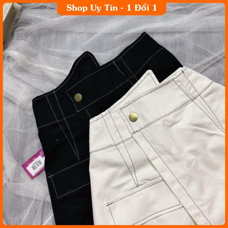 [GIÁ TỐT] CHÂN VÁY LƯNG CAO CHÉO BÓ EO VIỀN CHỈ NỔI ẢNH THẬT -IB | BigBuy360 - bigbuy360.vn