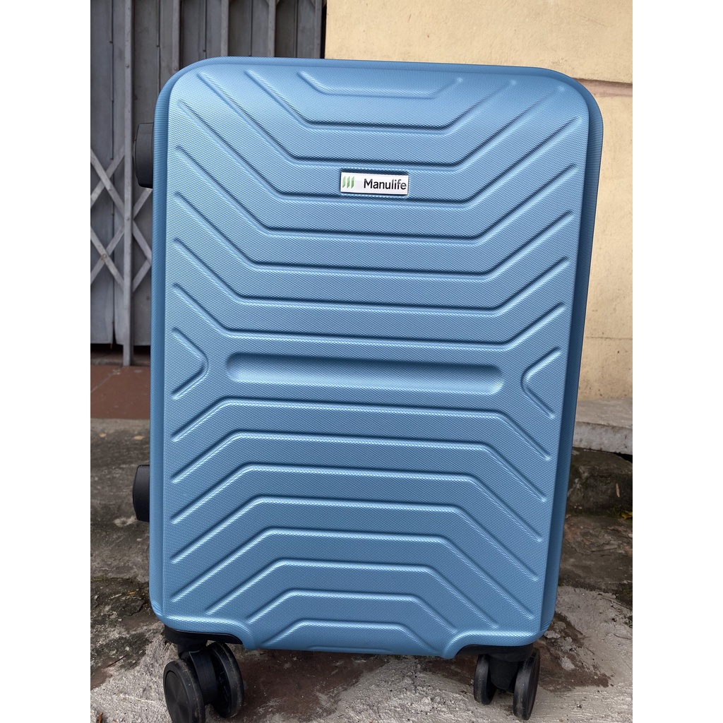 SIÊU HOT. VALI DU LỊCH XÁCH TAY 20INCH NHỰA ABS CHỐNG VA ĐẬP LOGO MANULIFE SANG TRỌNG LỊCH LÃM.MẪU HOT 2022