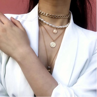 VÒNG CỔ CHOKER 4 TẦNG