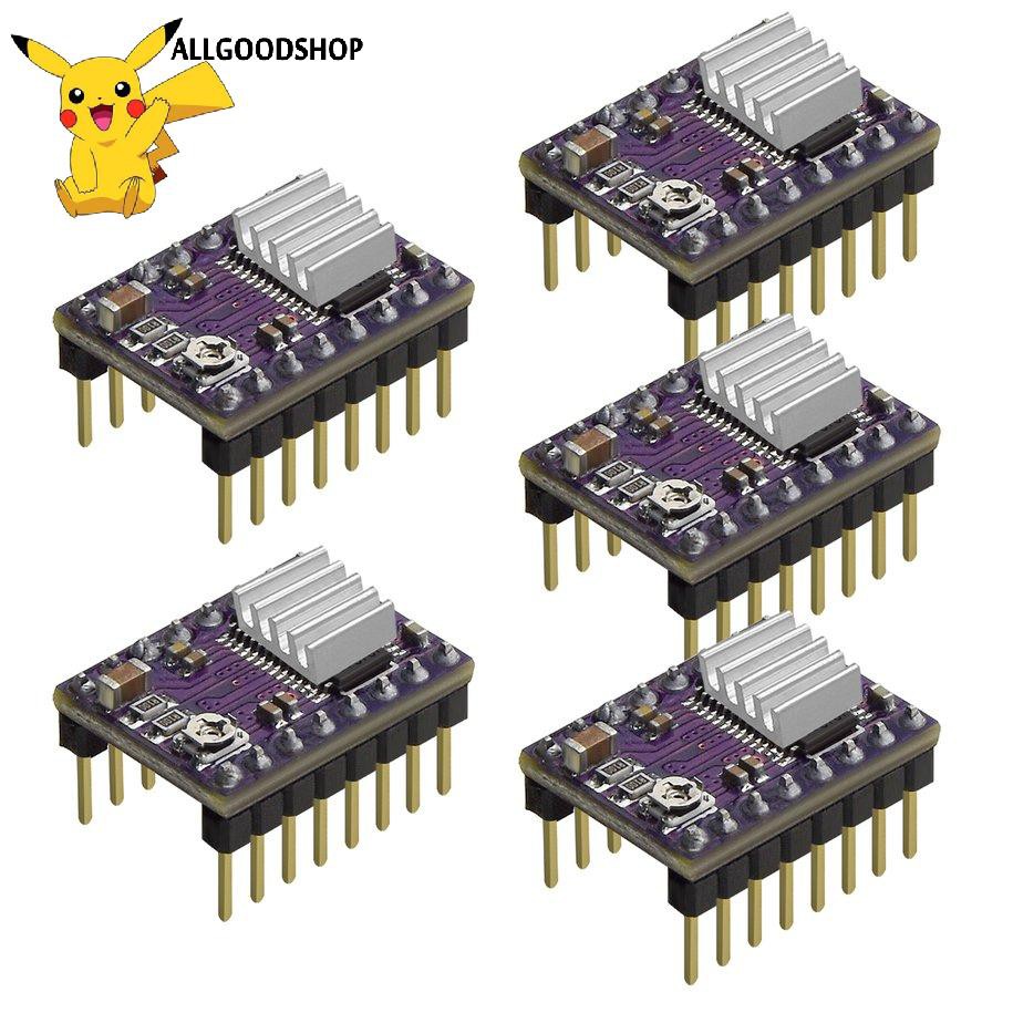 Set 5 Mô Đun Động Cơ Bước Drv8825 4 Lớp Cho Máy In 3d