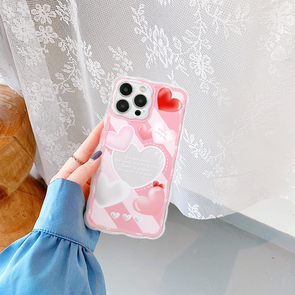 Ốp lưng iphone trong lượn sóng pink heart 6/6plus/6s/6splus/7/7plus/8/8plus/x/xs/11/12/13/14/pro/max/promax/plus