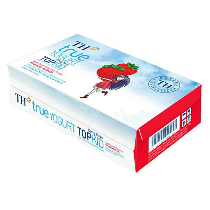 Thùng Sữa chua công thức Topkid Cam/Dâu/ Dâu Chuối LM 110ml 1 thùng