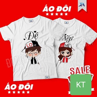 Áo đôi nhịp tim (KT)(1 đôi gồm 2 áo )