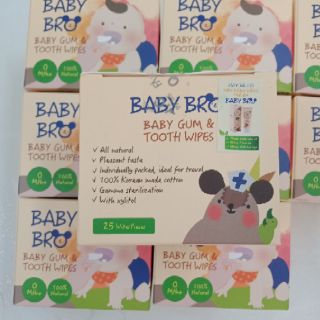 Gạc vệ sinh răng miệng Baby Bro