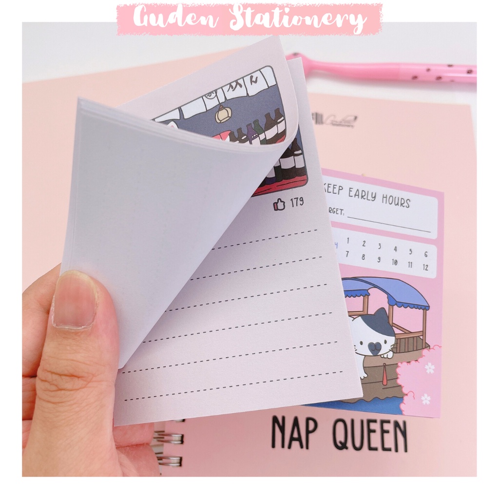 Hộp quà sổ tay tặng bạn gái Nap Queen_Guden Stationery