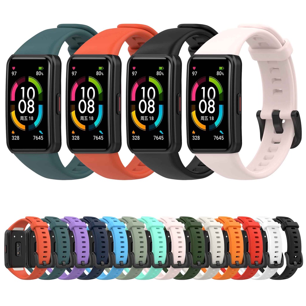 Dây Đeo Silicone Thể Thao Cho Đồng Hồ Thông Minh Huawei Band 6 /Honor Band 6 /Huaweiwai Band 6 Pro