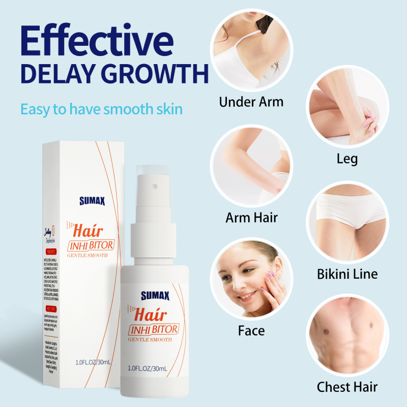 Chai xịt ức chế mọc lông SUMAX thích hợp dùng cho tay, chân, nách, bikini, nam và nữ 30ml100g