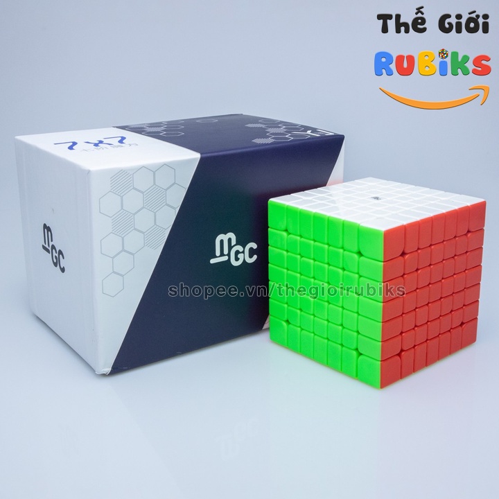 Rubik 7x7 YJ MGC 7x7x7 Có Nam Châm Stickerless Khối Rubic Lập Phương 7 Tầng (Hãng Mod)