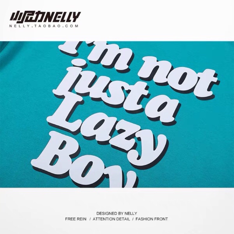 Áo sweater nelly heybig nỉ lót lông sale (có sẵn) justa lazy