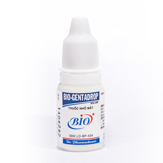 Nhỏ mắt BIO- GENTADROP 10ml. Chó- mèo bị chứng mắt đỏ, đục giác mạc