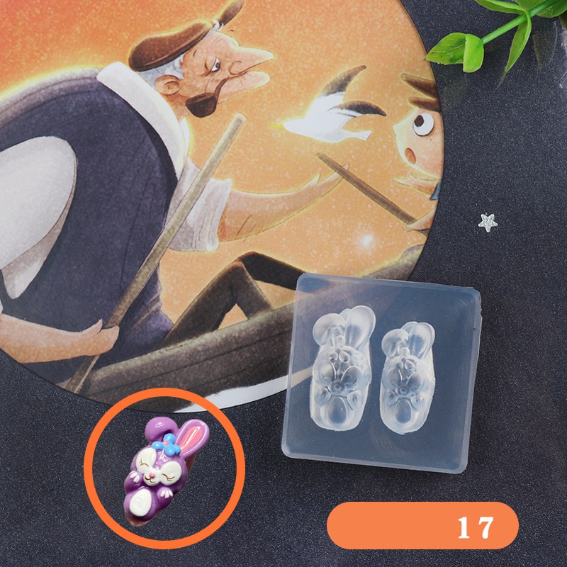 Khuôn Silicon làm gấu trang trí móng chuyên dùng làm nail