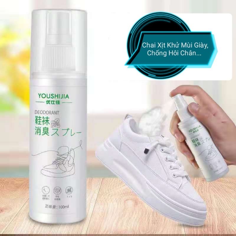 Chai Xịt Khử Mùi Giày - Hôi Chân - Nón Bảo Hiểm - Túi xách KYOUSHIJIA