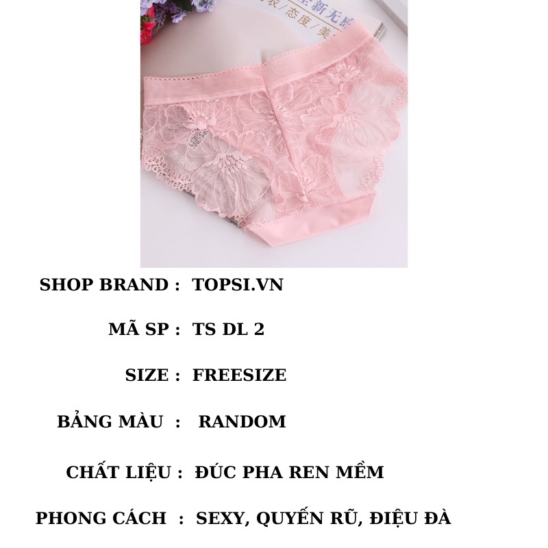 Quần lót nữ su đúc không đường may mềm mịn kháng khuẩn sexy quyến rũ điệu đà | BigBuy360 - bigbuy360.vn