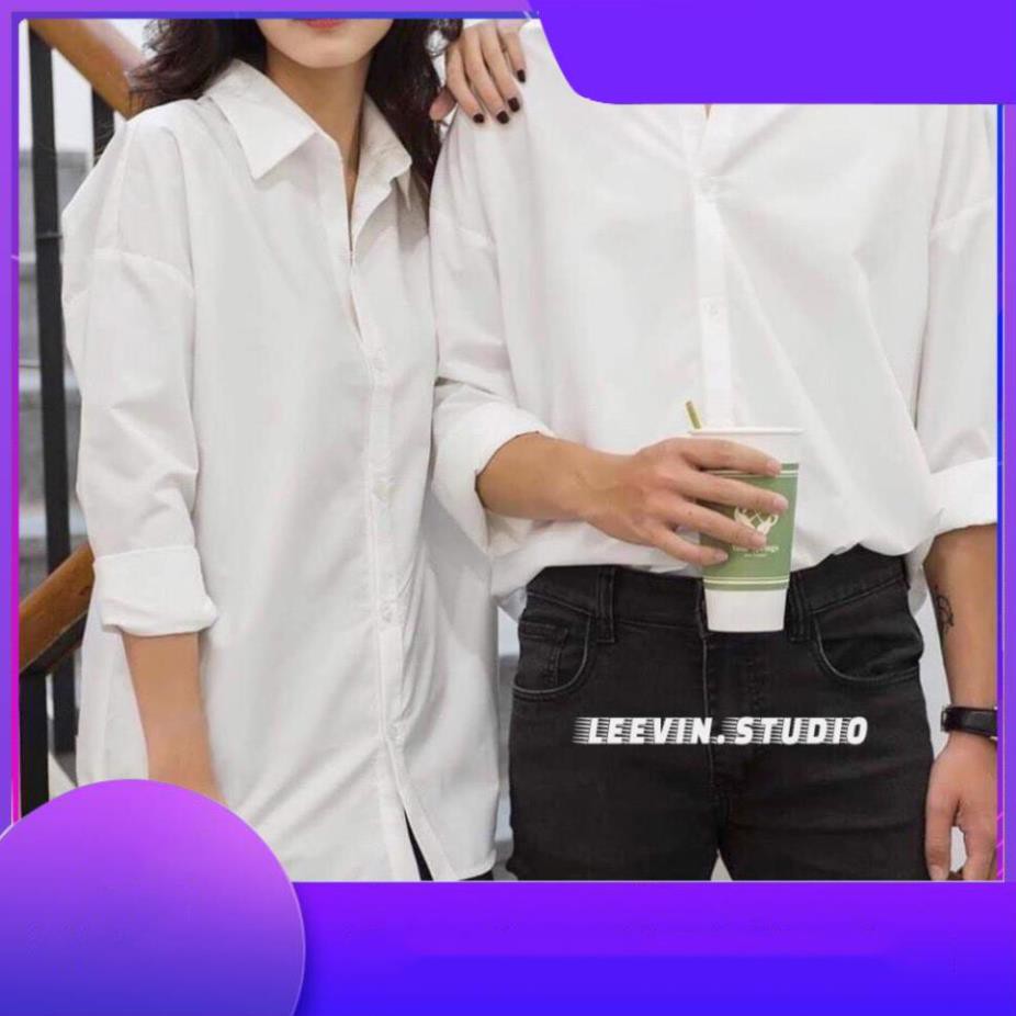 🔱🔱 Áo sơ mi tay dài phom rộng unisex 2 size cho cả nam và nữ 🔱 Xuất Châu Âu 🔱 | BigBuy360 - bigbuy360.vn