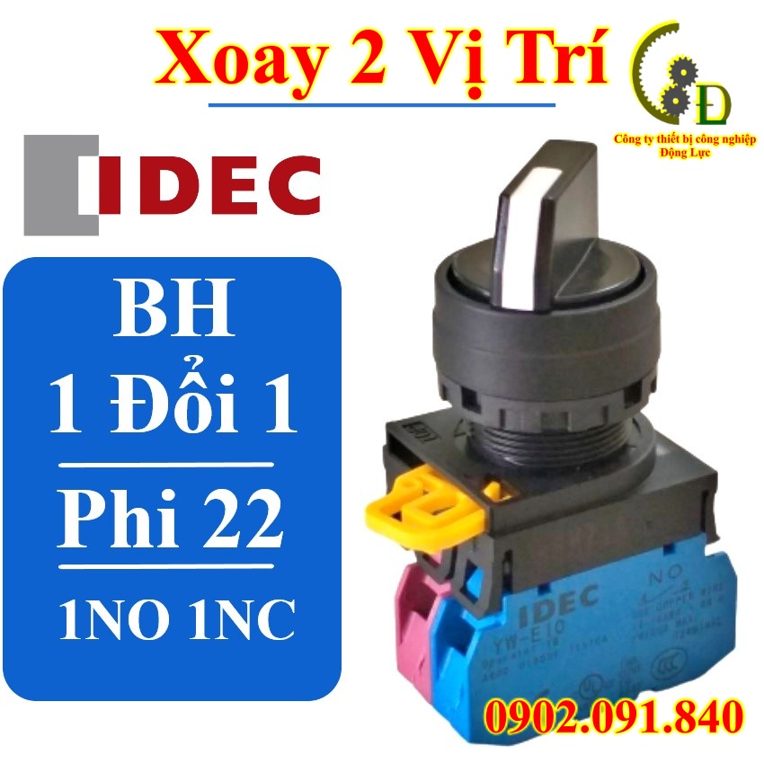 Công tắc xoay 2 vị trí IDEC YW1S-2E11. Cong tac xoay 2 vi tri