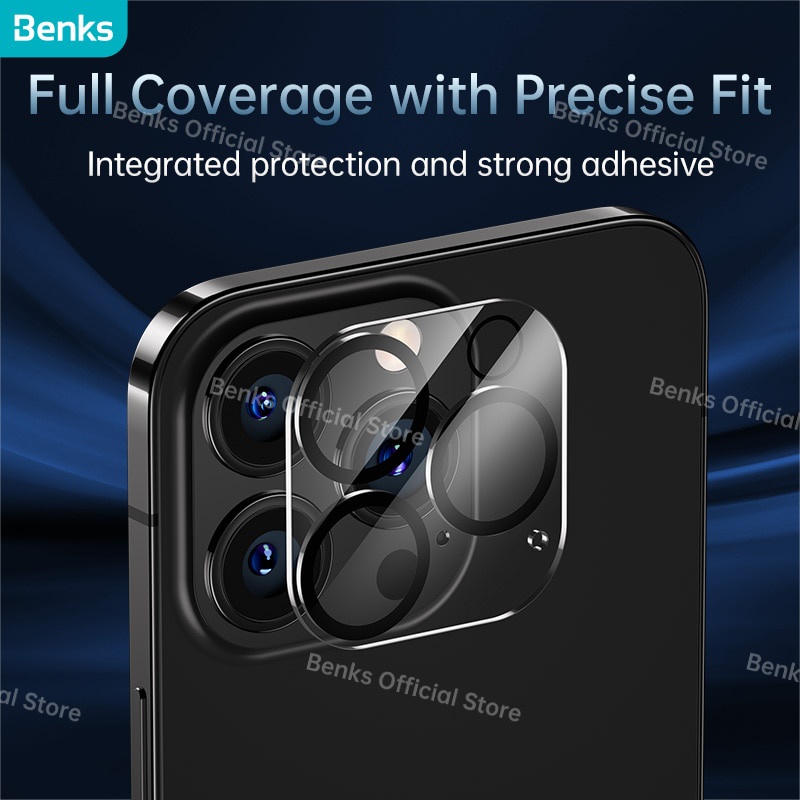 Benks Miếng Dán Bảo Vệ camera Chống Trầy Xước Chống Nổ Cho iphone 15 14 13 plus pro max